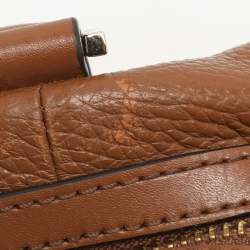 Michael Kors Brown Leather Small Ginger Satchel