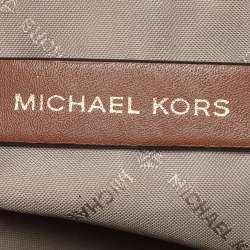 Michael Kors Brown Leather Small Ginger Satchel