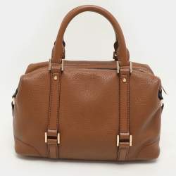 Michael Kors Brown Leather Small Ginger Satchel