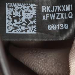 Pre Owned Michael Kors Burgundy/Brown Signature Coated Canvas and Leather Mott Crossbody Bag