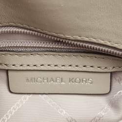 Pre Owned Michael Kors Grey Leather Small Sloan Crossbody Bag