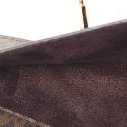 Michael Kors Brown Signature Coated Canvas Medium Greenwich Top Handle Bag