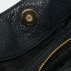Michael Kors Black Leather Large Lillie Shoulder Bag