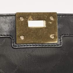 Michael Kors Black Quilted Leather Small Vivianne Flap Shoulder Bag