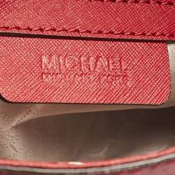 Michael Kors Red Leather Hamilton North South Tote