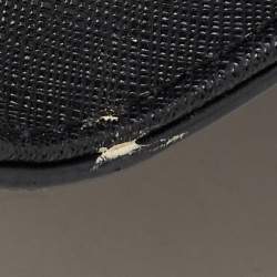 Michael Kors Black Saffiano Leather Medium Hamilton Tote