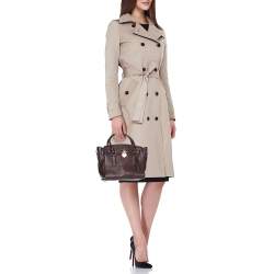 Michael Kors Purple Leather Hamilton Satchel