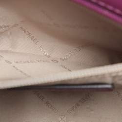 Pre Owned Michael Kors Purple/Pink Leather Small Selma Crossbody Bag