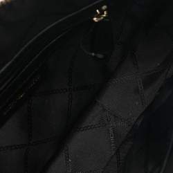 Michael Kors Black Leather Medium Jagger Shoulder Bag