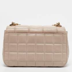 Michael Kors Light Pink Quilted Leather Large Soho Shoulder Bag