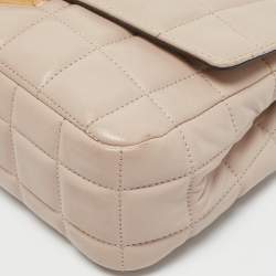 Michael Kors Light Pink Quilted Leather Large Soho Shoulder Bag