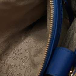 Michael Kors Blue Leather Medium Sutton Tote