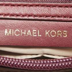 Michael Kors Burgundy Quilted Leather Sloan Chain Shoulder Bag