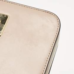 Pre Owned Michael Kors Old Rose Leather Brandi Shoulder Bag