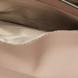 Pre Owned Michael Kors Old Rose Leather Brandi Shoulder Bag