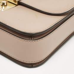 Pre Owned Michael Kors Old Rose Leather Brandi Shoulder Bag