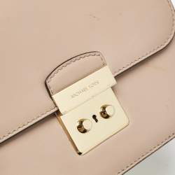 Pre Owned Michael Kors Old Rose Leather Brandi Shoulder Bag