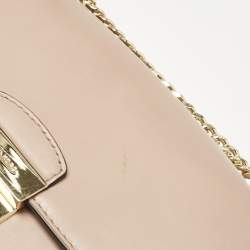 Pre Owned Michael Kors Old Rose Leather Brandi Shoulder Bag