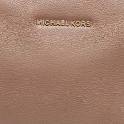 Pre Owned Michael Kors Old Rose Leather Ginny Crossbody Bag