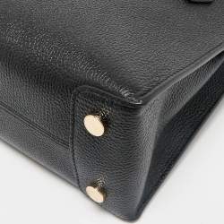 Michael Kors Black Leather Mini Mercer Tote