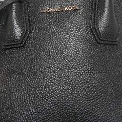 Michael Kors Black Leather Mini Mercer Tote