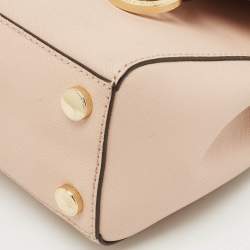 Michael Kors Pink Leather Small Ava Top Handle Bag