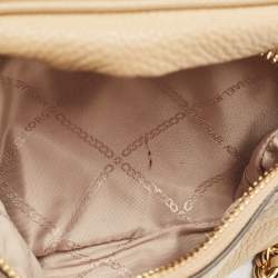 Michael Kors Beige Leather Medium Slater Sling Bag