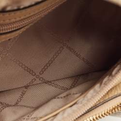 Michael Kors Beige Leather Medium Slater Sling Bag