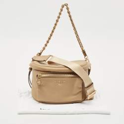 Michael Kors Beige Leather Medium Slater Sling Bag