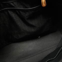 Michael Kors Black Leather Large Jet Set Travel Tote