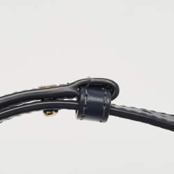 Michael Kors Navy Blue Leather Scout Camera Crossbody Bag