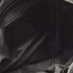 Michael Kors Black Signature Coated Canvas Jet Set Logo Flight Crossbody Bag