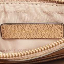 Pre Owned Michael Kors Light Pink Leather Mini Mercer Tote