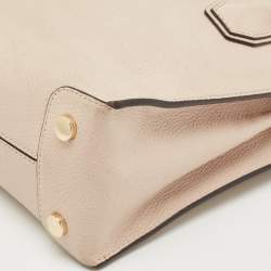 Pre Owned Michael Kors Light Pink Leather Mini Mercer Tote