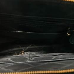 Pre Owned Michael Kors Black/Brown Leopard Print Calf Hair and Leather Large Prism Satchel