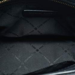 Pre Owned Michael Kors Black Leather Small Studded Selma Crossbody Bag