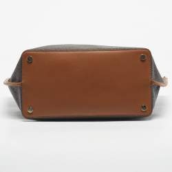 مملوكة مسبقًا Michael Kors Brown Signature Coated Canvas and Leather Jane Tote