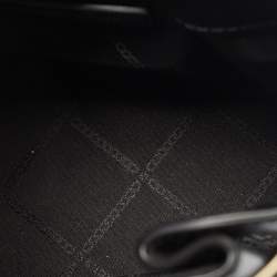 Pre Owned Michael Kors Black Leather Small Rosie Ring Bucket Bag  