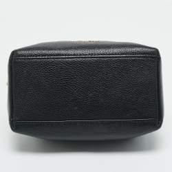 Pre Owned Michael Kors Black Leather Small Rosie Ring Bucket Bag  