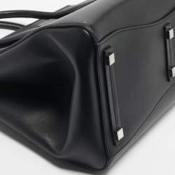 Pre Owned Michael Kors Black Leather Large Campbell Weeknder Bag