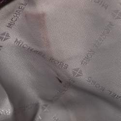 Pre Owned Michael Kors Burgundy Leather Karla Satchel