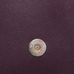 Pre Owned Michael Kors Burgundy Leather Karla Satchel