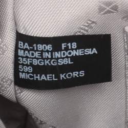 Pre Owned Michael Kors Burgundy Leather Karla Satchel