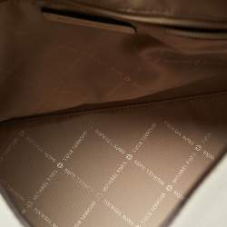 Pre Owned Michael Kors Off White Leather Large Joan Shoulder Bag