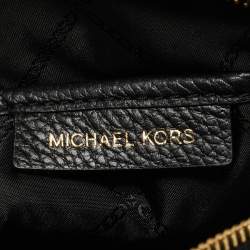 Pre Owned Michael Kors Black Leather Mini Rhea Backpack