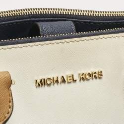 Pre Owned MICHAEL Michael Kors Tricolor Leather Medium Sutton Tote