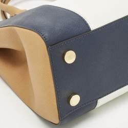 Pre Owned MICHAEL Michael Kors Tricolor Leather Medium Sutton Tote