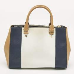 Pre Owned MICHAEL Michael Kors Tricolor Leather Medium Sutton Tote