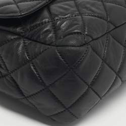 Pre Owned Micheal Kors Black Quilted Leather Large Sloan Shoulder Bag