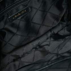 Pre Owned Michael Kors Black Leather Large Slater Backpack